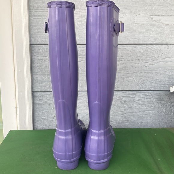 Hunter Purple Rain Boot Women’s size 5m / 6f - Picture 4 of 16